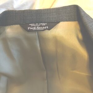 Vintage Paul Stuart Edward Suit Jacket/Pants Sz 39 -33 Semi Tall/Long 100% Wool